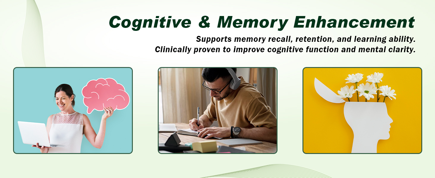 Instafuel BacoMind® Brahmi Capsules | Brain Booster Supplement | Memory, Focus & Concentration Support | Bacopa Monnieri Extract for Cognitive Health & Mental Clarity - 60 Count