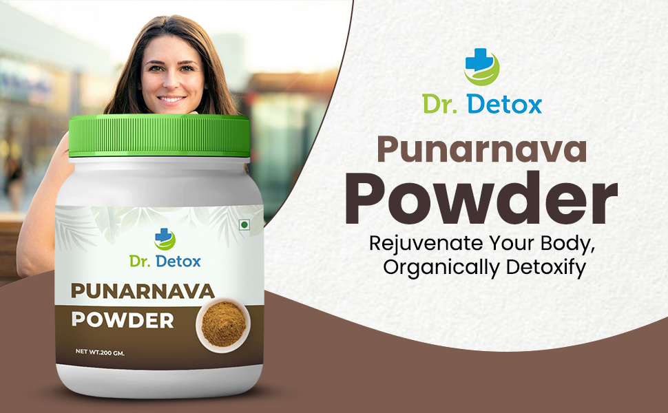 Dr. Detox Punarnava Powder (100% Pure), 200gm