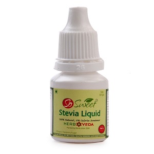 So Sweet Stevia Liquid Sugar Free Natural Zero Calorie Sweetener 300 Drops (Pack of 3)