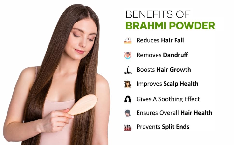 Herbal Hills Brahmi Powder, 200 g, Pack of 1