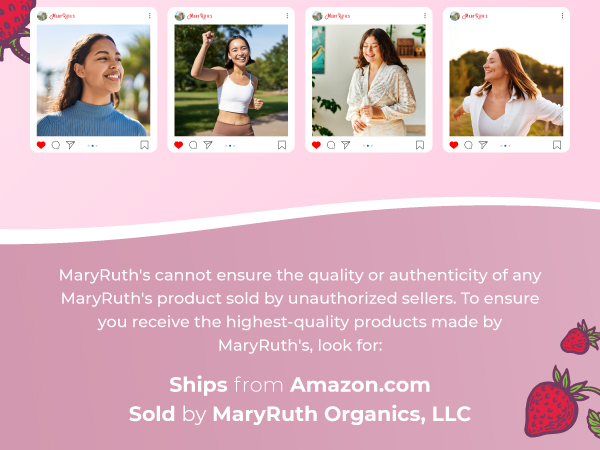 MaryRuth's Organic Menstrual Support Gummies for PMS Relief, 30 Servings