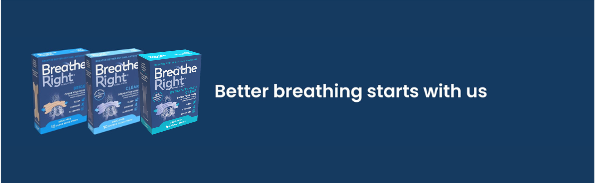 Breathe Right Original Nasal Strips Large 30 Pack for Normal & Oily Skin – Anti Snoring & Nasal Congestion Relief, Blocked Nose Relief, Instant Breathing Support for Sleep & Exercise, Men & Women