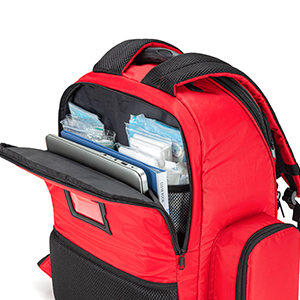 Trunab Empty First Aid Backpack, First Aid Backpack, Medical Guard Bag Professional Health Emergency Bag for Medical Kit, EMT, EMS, Police, Fire Brigade, Security Agents