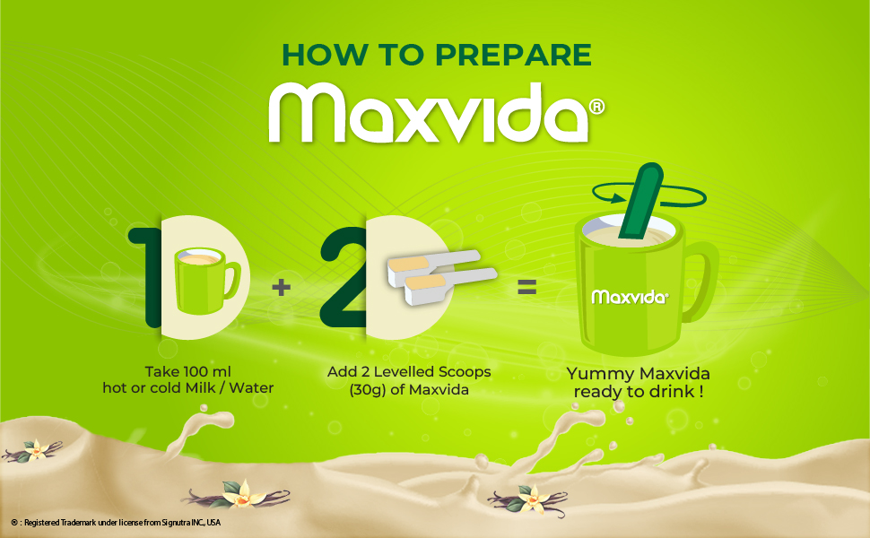 Maxvida New & Improvide Wholesome Daily Nutrition for Adults BIB - 400g (Kesar Elaichi)