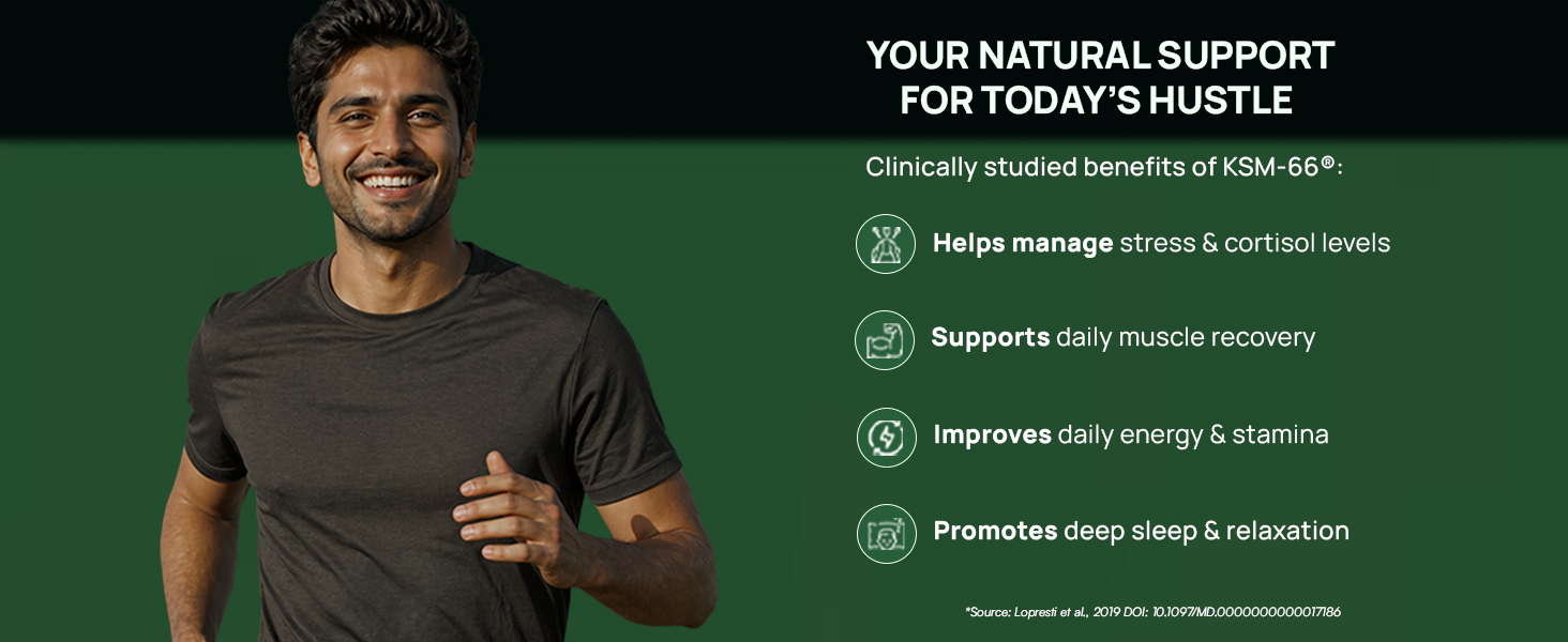 Rasayanam Ashwagandha KSM-66® | Clinically Proven 600mg Dosage | 5.1% Withanolides for Max Results | 100% Pure Root Extract | Stress Relief, Energy & Recovery Support | World’s Strongest Ashwagandha | 60 Capsules