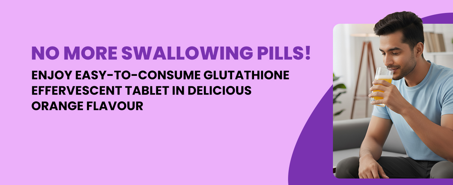 Carbamide Forte Glutathione Effervescent Tablets 600mg | Japanese Reduced L-Glutathione with Vitamin C, Hyaluronic Acid, Lycopene, Astaxanthin, Biotin, Selenium & Berry Extracts | Glutathione Supplement for Skin Glow & Antioxidant Support | Orange Flavour | 30 Effervescent Tablets