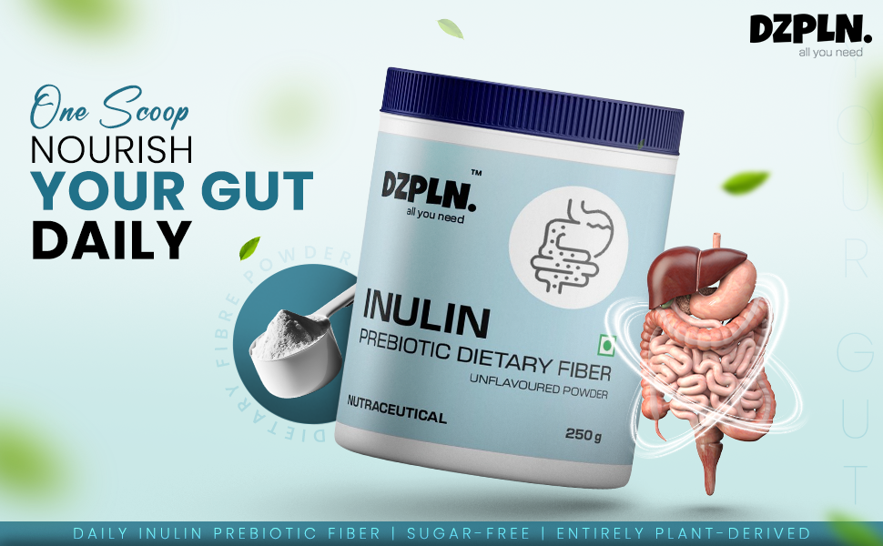 Inulin Prebiotic Dietary Fiber Powder, 250g