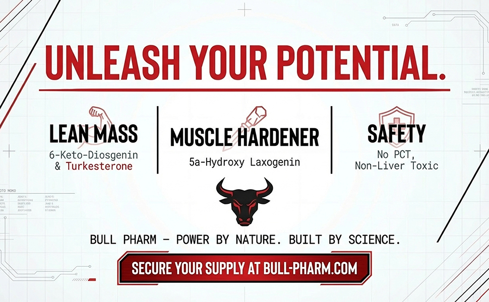 Androbol - Muscle Building Supplement for Men | Builds Lean Muscle | Boosts Testosterone | Stimulates Protein Synthesis | Boosts Endurance | Contains Laxogenin Acetate for Enhanced Strength and Power | Non GMO | FSSAI Approved | 30 Potent Caplets