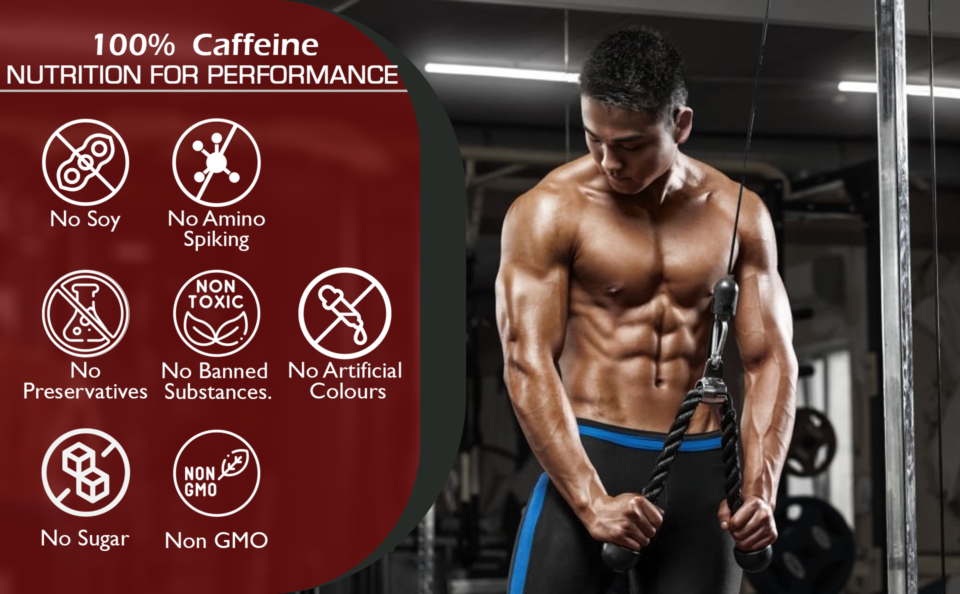 NAKPRO Caffeine Pre-Workout Energy Supplement Powder for Men, Women | Helps in increasing Performance, Focus and Enduarance - 50 Servings (Tangy Orange, 100g)