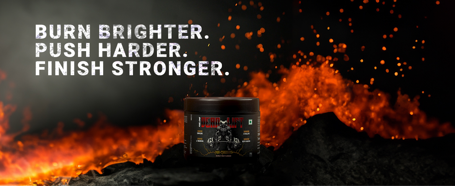 FUELONE Dead-Lift Pre-Workout, Deadly Fruit, 100g