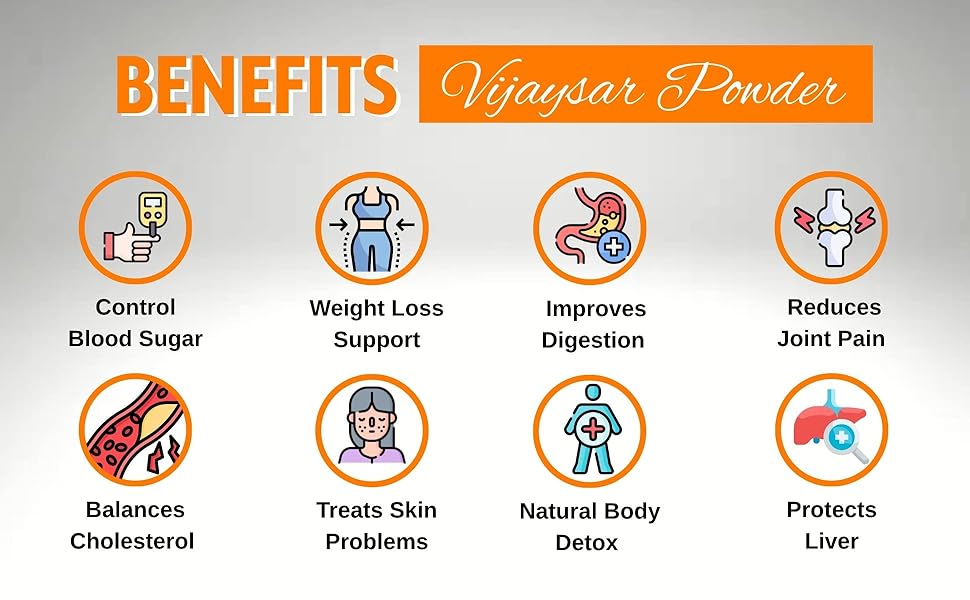 Ayurvedic Life Vijaysar powder - 1 kg Value Pack of 5