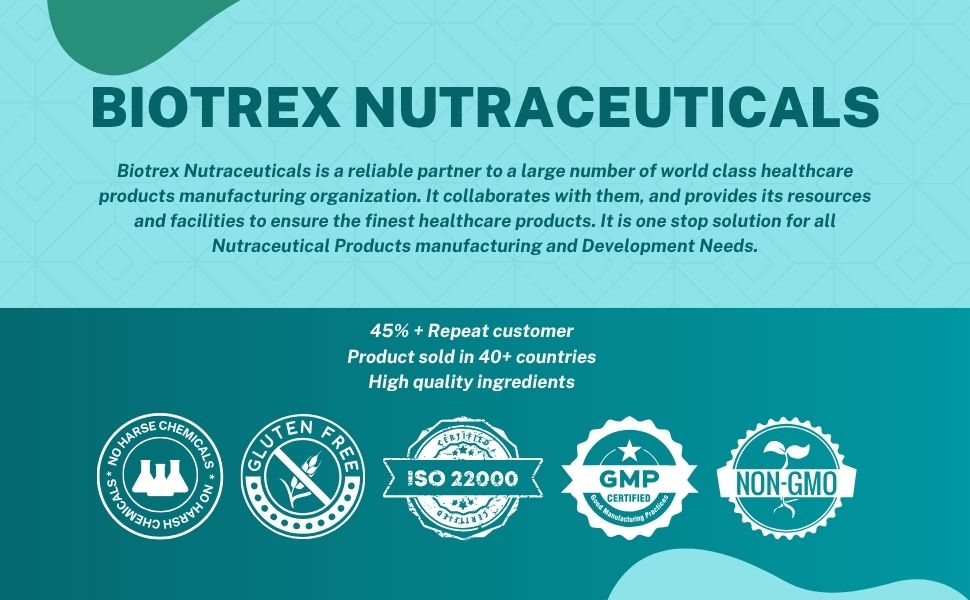 Biotrex Nutraceuticals Omega 3 Triple Strength Fish Oil Enriched With Salmon Fish Oil (Omega 3), EPA, DHA, Astaxanthin, Evening Primrose Oil - 60 Softgel Capsules