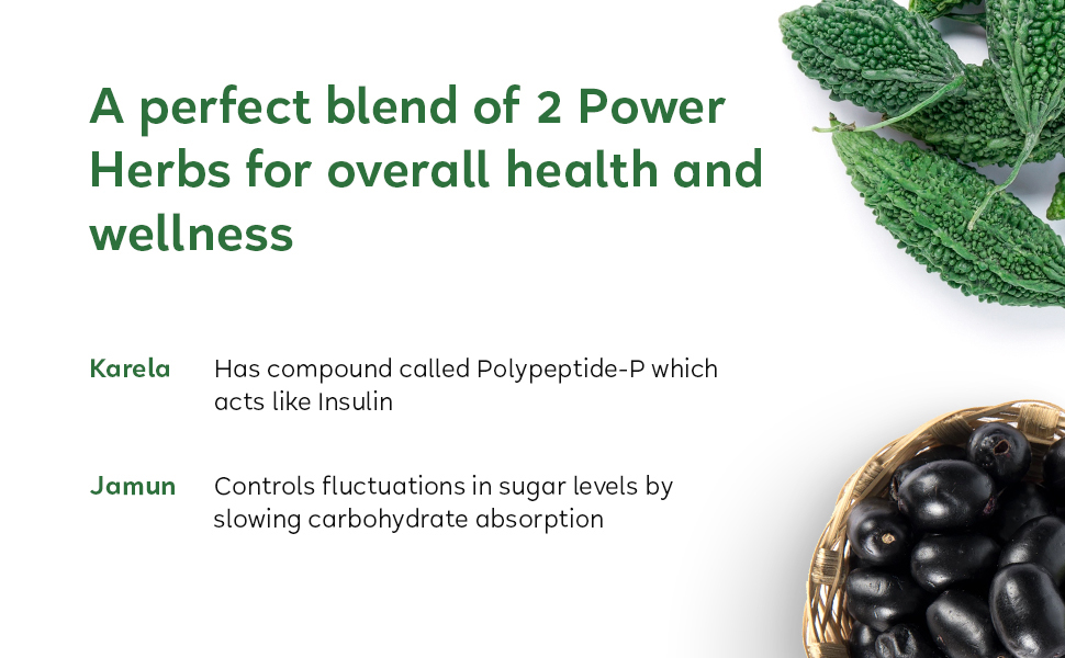 Kapiva Karela Jamun Juice | Helps Control Blood Sugar Level and Lower Bad Cholesterol | Diabetic Care (1L)