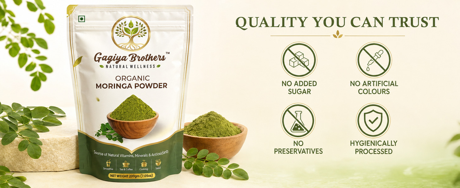 Organic Moringa Powder 200g | Pure Moringa Leaf Powder