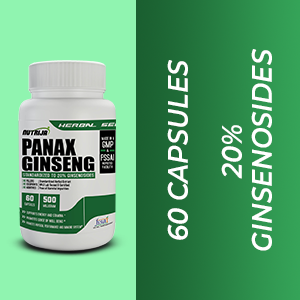 NutriJa Panax Ginseng Extract 500mg - 60 Capsules