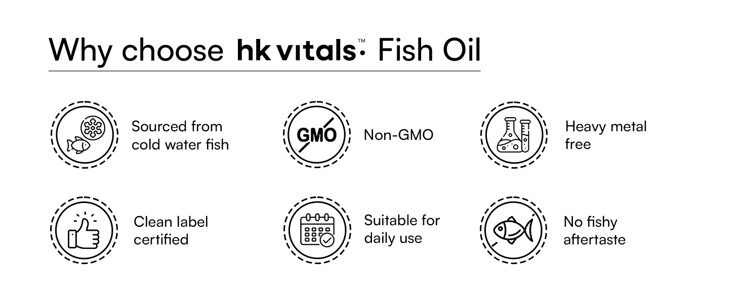 hk vitals Calcium Magnesium & Zinc + Fish Oil, 2 x 60 Tablets