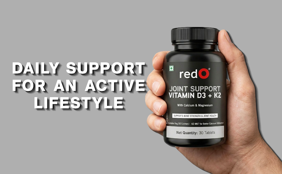 redO Joint Support Calcium 500mg D3 600 IU K2 30 Tablets