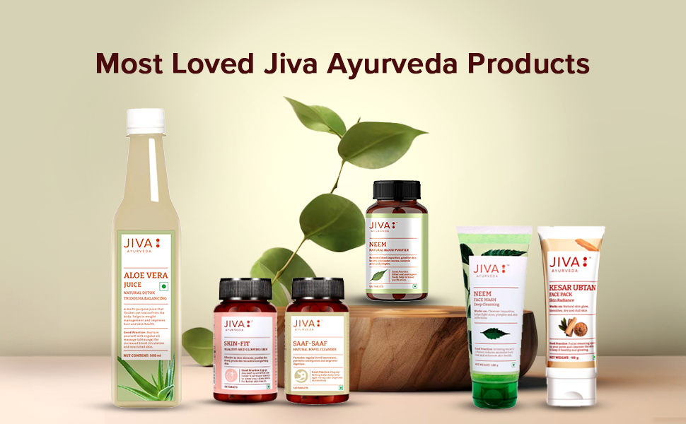 Jiva Neem Tablet - 120 Tablets (Pack of 2-240 Tab)| 100% Ayurvedic Formulation Purifies Blood, Treats Urinary Disorders | Pacifies Pitta And Kapha Doshas | Promotes Healthy Skin
