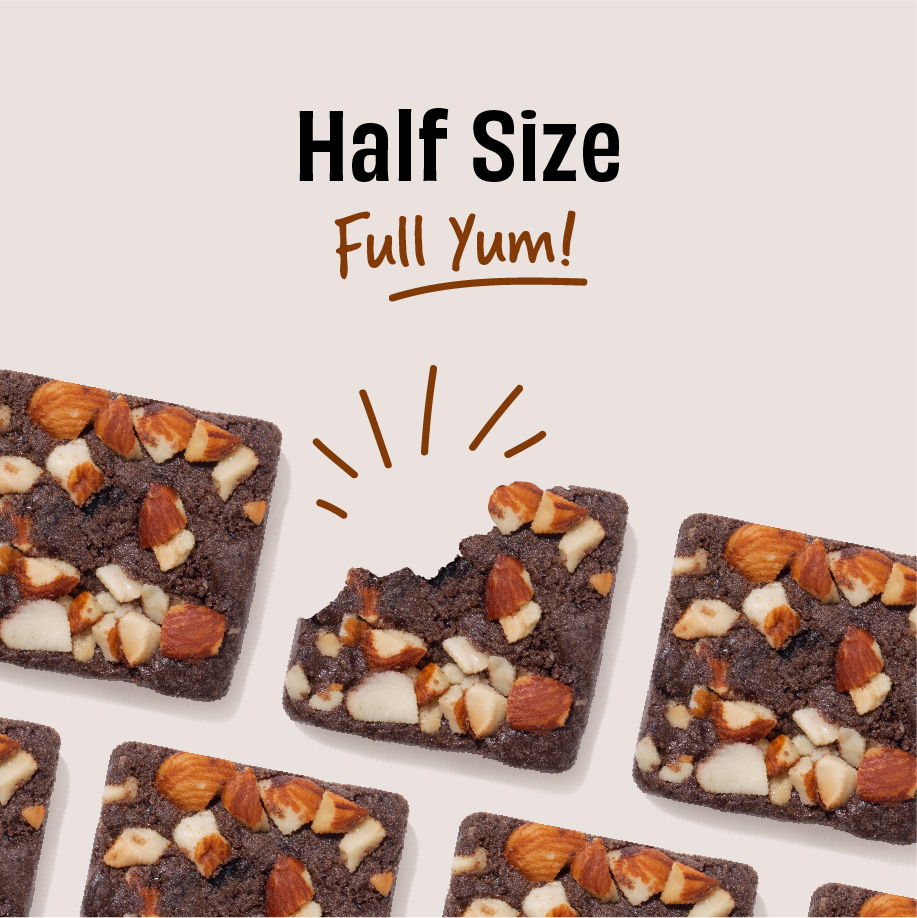 The Whole Truth - Mini Protein Bars | Coffee Cocoa | Pack of 8 x 27g each | No Preservatives | No Artificial Sweeteners | No Gluten or Soy | All Natural Ingredients