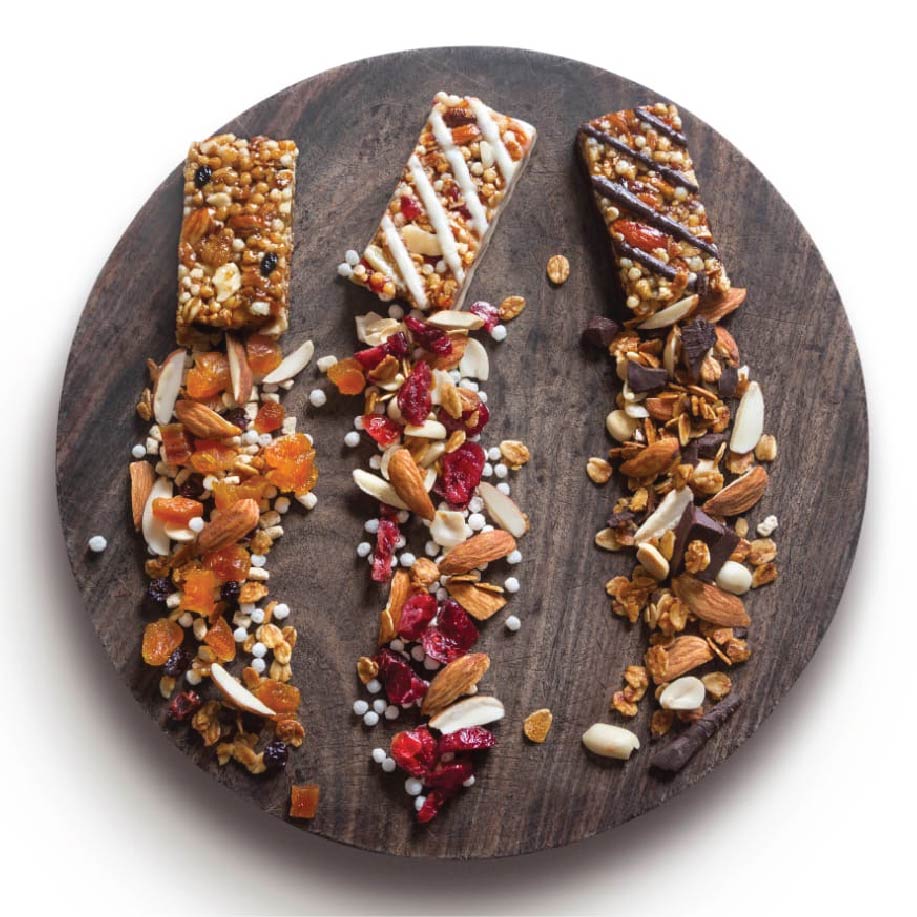 Mojo Bar Energy Bars Choco Almond & Protein | 100% Whole Grains, Nut & Fruit | High Energy & Granola Bars | 5g Protein Snack | Pack of 15 x 32g Energy Bars | Gluten Free & No Preservatives