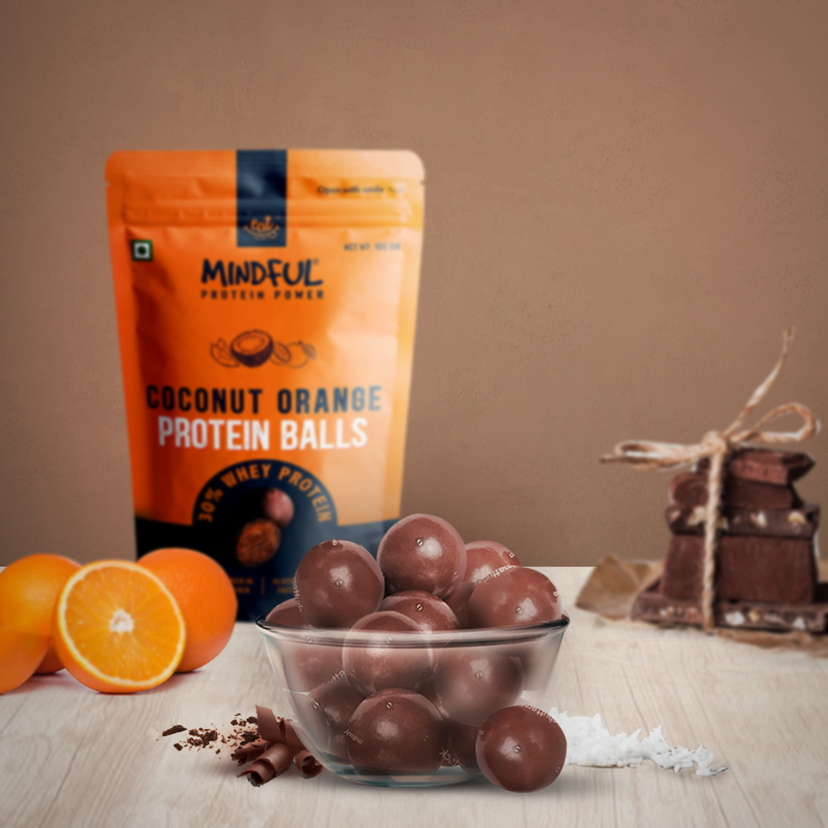 Eat Anytime Protein Balls - Assorted Flavour (30 balls, 3 * 100 g per pack) | 3g Protein per ball | No Added Sugar | Healthy Dessert | Low Calories & High Fibre | Healthy Chocolate 300g