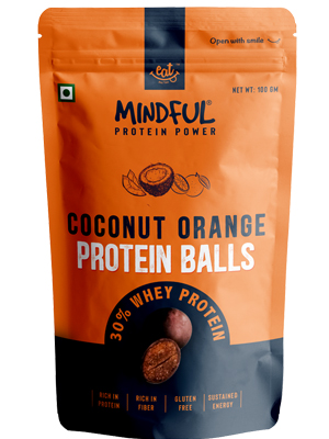 Eat Anytime Protein Balls - Hazelnut (30 balls) | 3g Protein per ball | No Added Sugar | Healthy Dessert | Low Calories & High Fibre | Healthy Chocolate 300g
