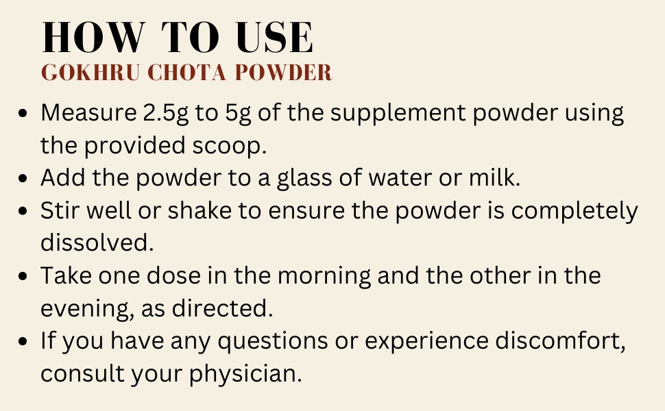 YUVIKA Gokhru Chota Powder - Gokhroo Chota - Tribulus Terrestris Seeds - Small Caltrops 100 Grams