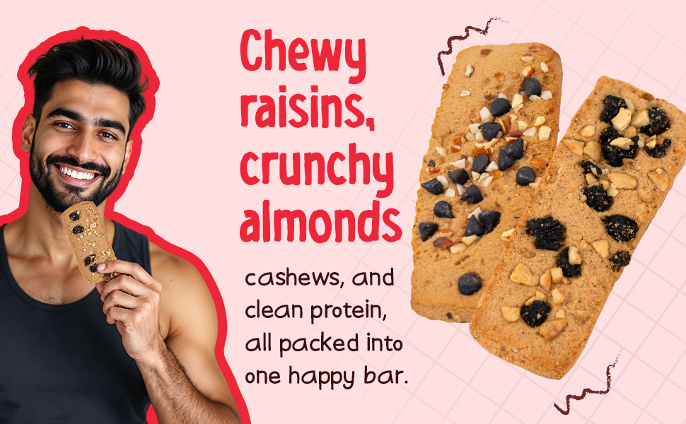 Quipps High Protein Cookie Bars | 25% Protein Multigrain Healthy Energy & Hunger Bar | Fruit & Nut & Choco Chip Healthy Energy Snack Bar | Vegetarian Protein Biscuit for Gym, Fitness & Breakfast | 35g Each x Combo Pack of 10