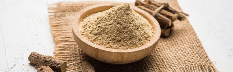 100% Pure & Natural Licorice Root/Mulethi Powder 110Gram Yashtimadhu For Health, Skin and Hair Care, Atimadhuram Podi/Athimadhura Hittu Powder- Pack Of 1