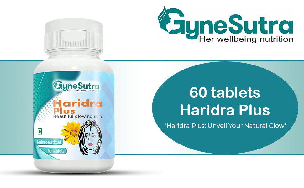 Haridra Plus for pigmentation,dark spots | Natural Glutathione Builder | beautiful glowing skin care with Turmeric extract,Manjistha and Banslochan |60 veg tablets