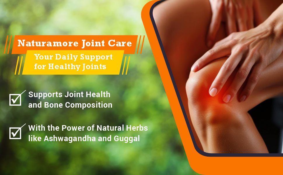 Naturamore Joint Care New – Advanced Herbal Solution for Stronger Joints, Muscles & Bones with Powerful Anti-Inflammatory Support | 30 Capsules |