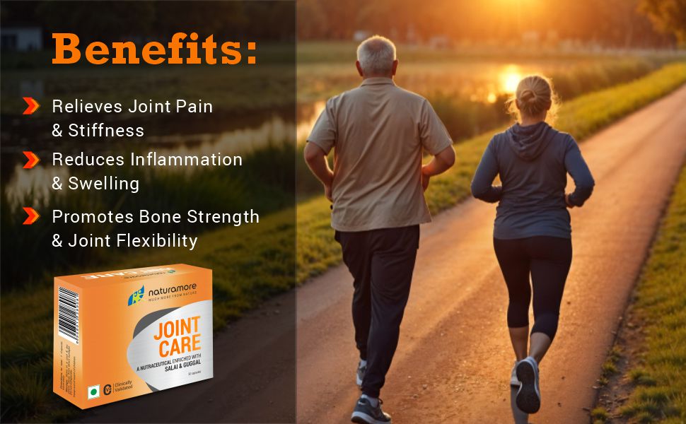 Naturamore Joint Care New – Advanced Herbal Solution for Stronger Joints, Muscles & Bones with Powerful Anti-Inflammatory Support | 30 Capsules |