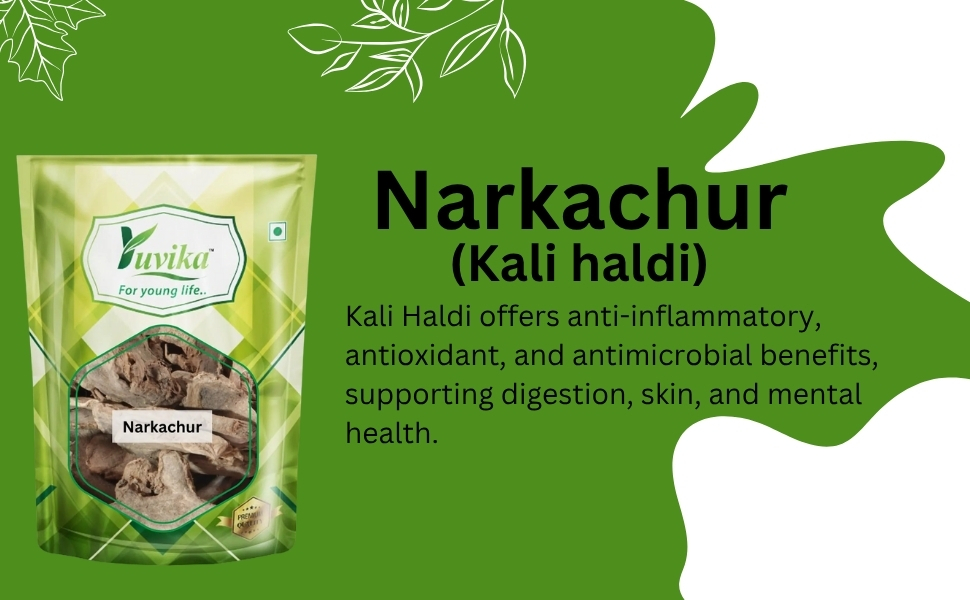 Yuvika Narkachur - Curcuma caesia - Black Turmeric - Kali Haldi 100 Grams