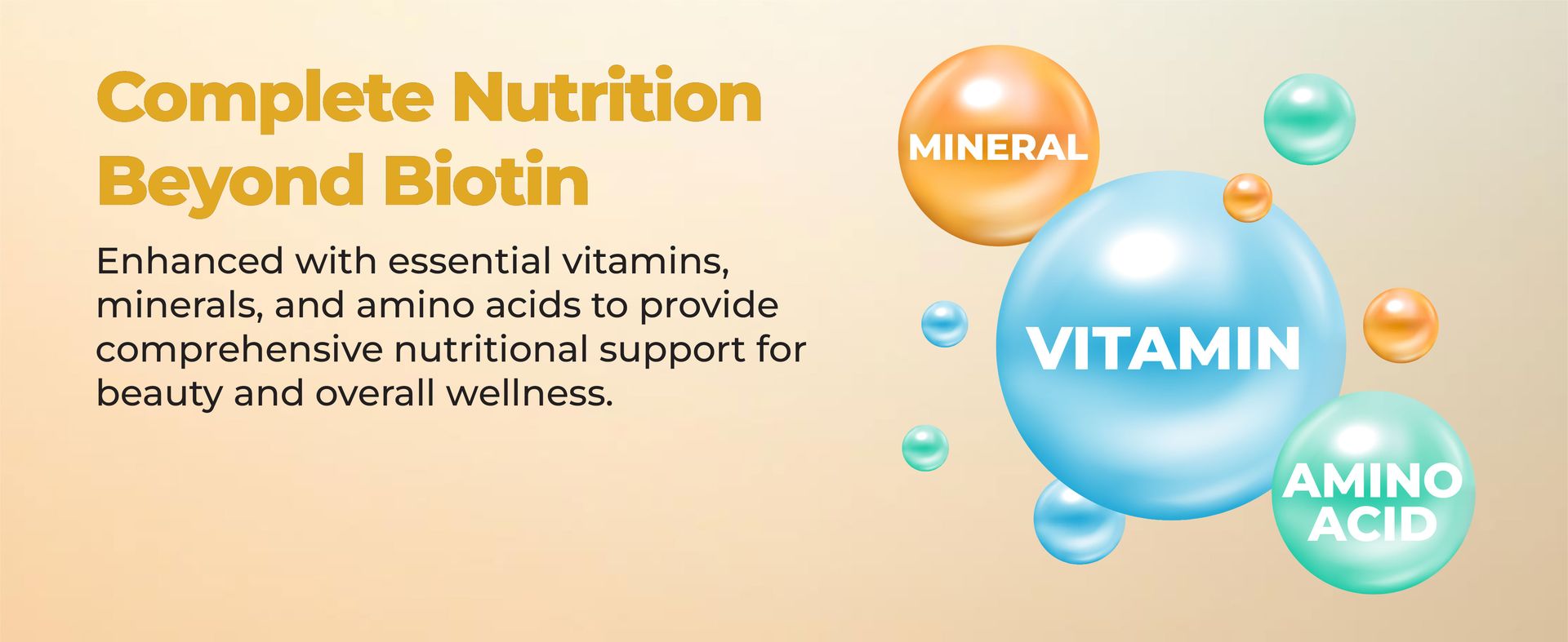 Vlado’s Himalayan Organics Liposomal Biotin Tablet with Multivitamin for women & Men | Glowing Skin And Longer Nails - Small Pack