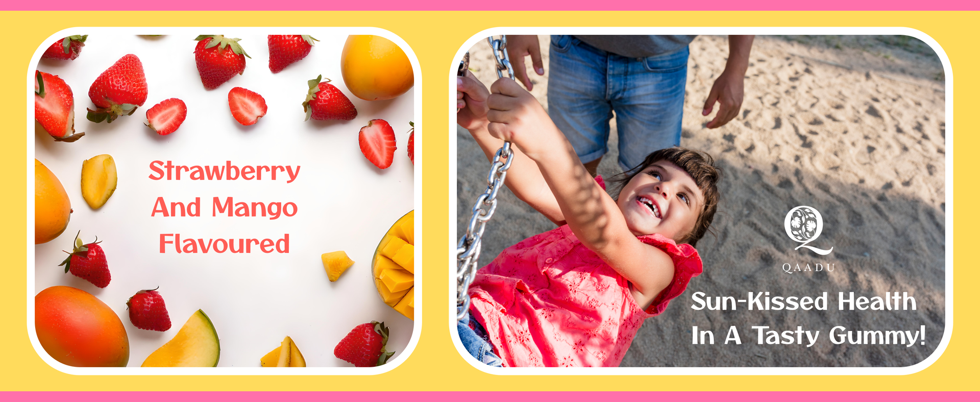 Kids Calcium & Vitamin D Gummy | 60 Gummies | For Healthy Bones, Stronger Teeth, and Growth | Vegan, Delicious Mango & Strawberry Flavor