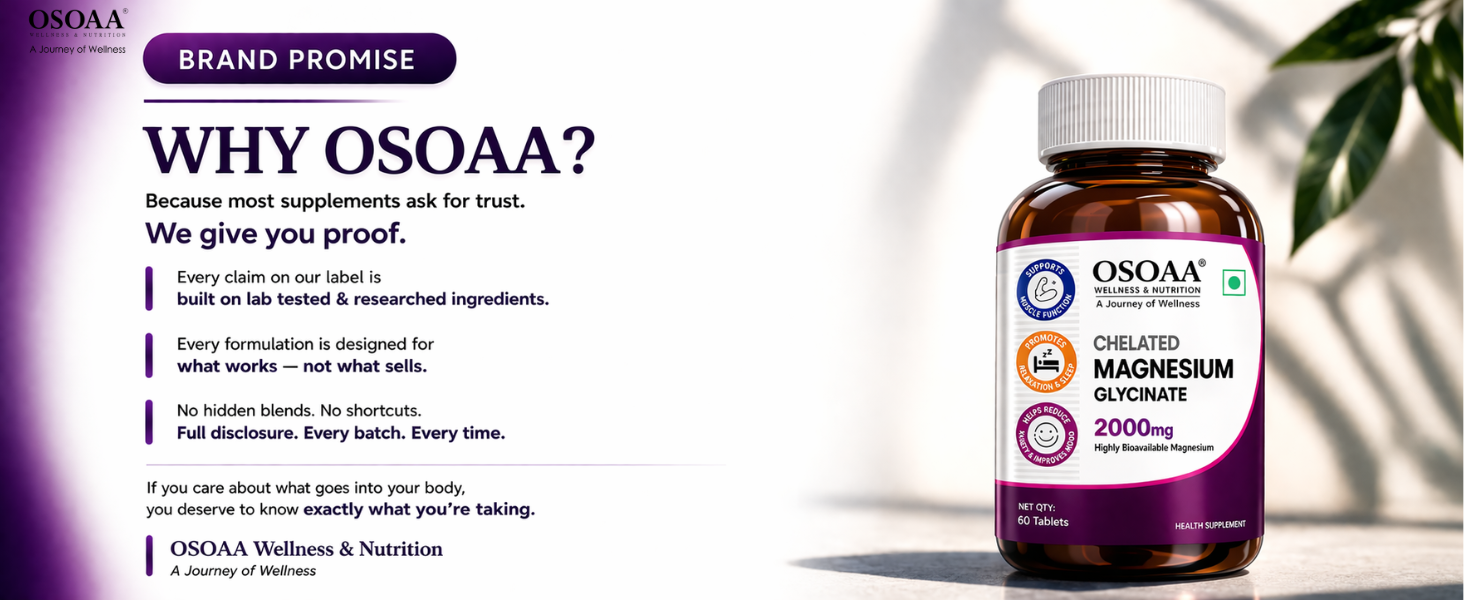 Chelated Magnesium Glycinate 2000mg Tablets – 60 Tablets | High Absorption Magnesium Supplement for Muscle Recovery, Bone Health, Energy & Sleep Support | Non-GMO, Vegan & Easy to Absorb