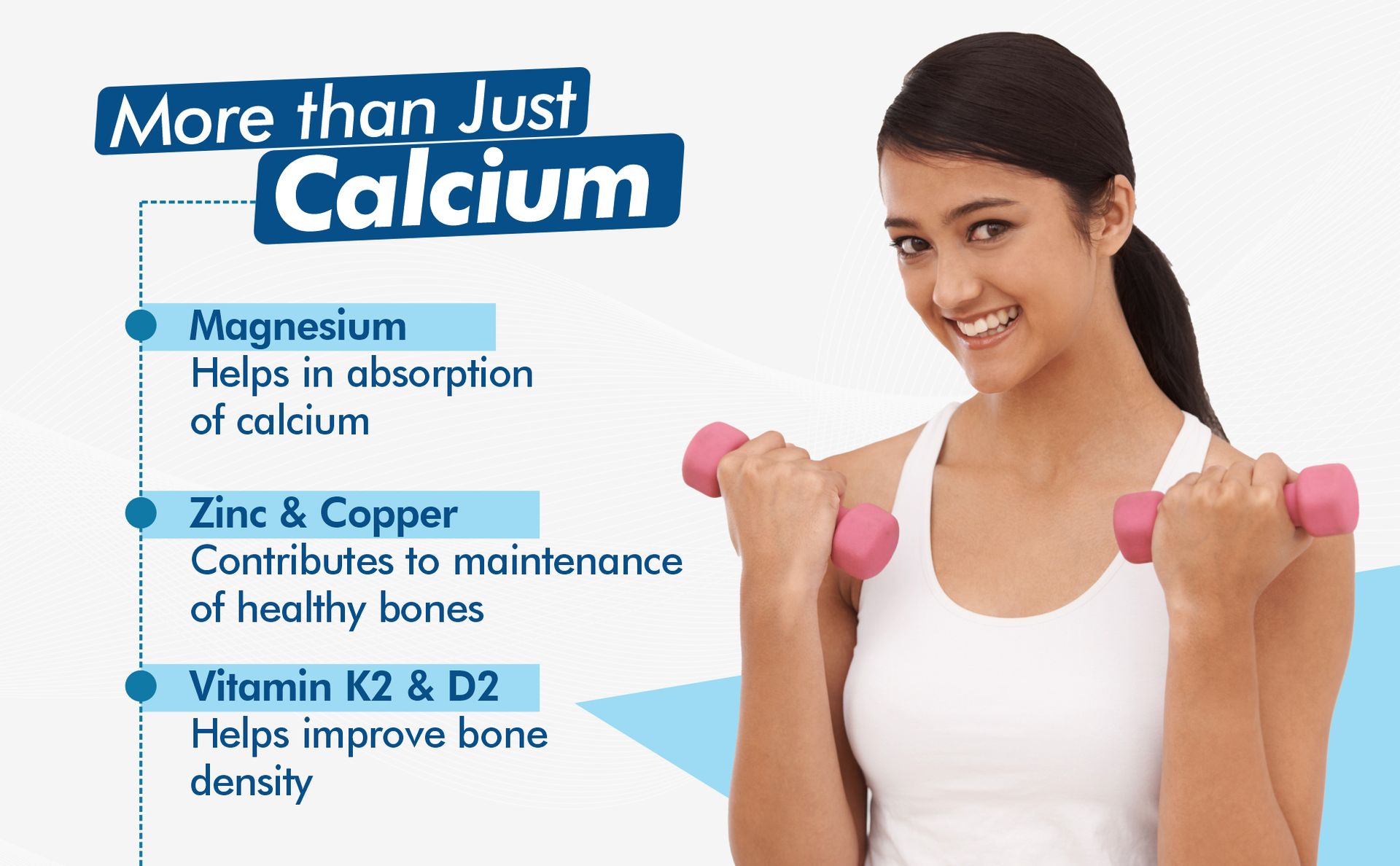 Fytika Strong Bones - Set of 3 (180 Tabs) | Calcium 1000mg + Vitamin D3 400IU Supplement with Magnesium,Zinc,Coper & Vitamin K2 for Complete Bone,Joint & Muscle Health - Women and Men