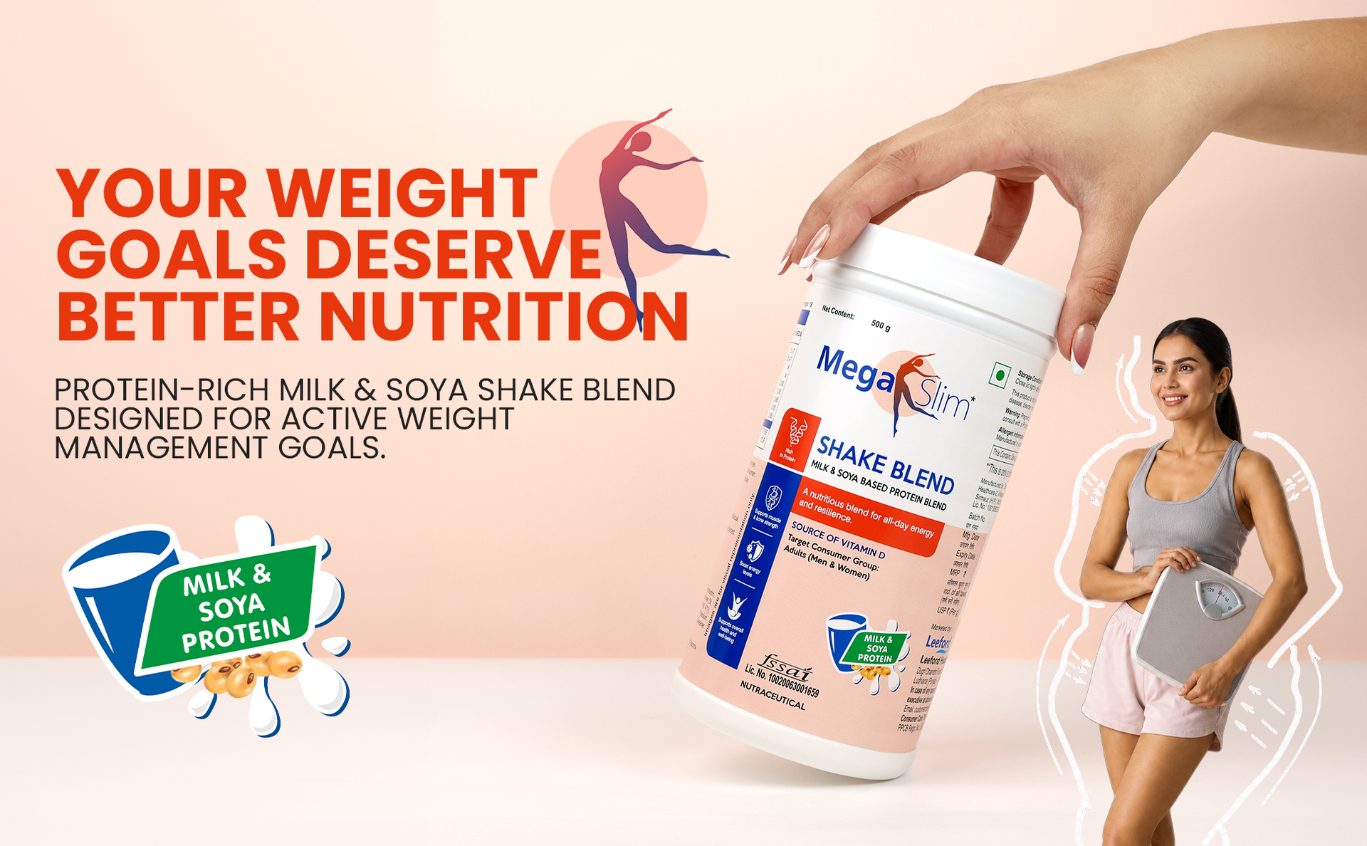 Nutraceutical Nutrition Combo | Protein Powder, Energy Mix & Shake
