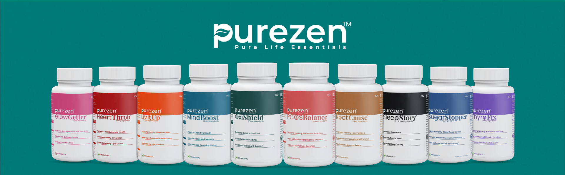 Purezen MindBoost | Brain Health Supplement for Focus, Clarity & Mental Performance | With Ginkgo, Ashwagandha, Omega-3 & Bacopa | 60 Capsules