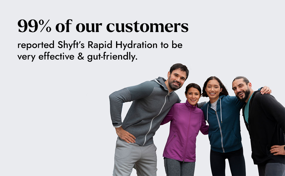 Shyft Rapid Hydration - Unflavoured | 25 Sachets | Right sodium, potassium, magnesium mix for Instant Hydration | Zero Sugar | Zero Calories | Absolutely no harmful chemicals