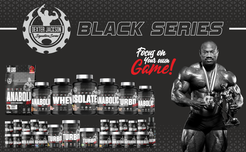 Dexter Jackson Black Series Micronized Glutamine - 60 Servings, 300gm | Muscle Recovery and Immune Support - Essential Amino Acid