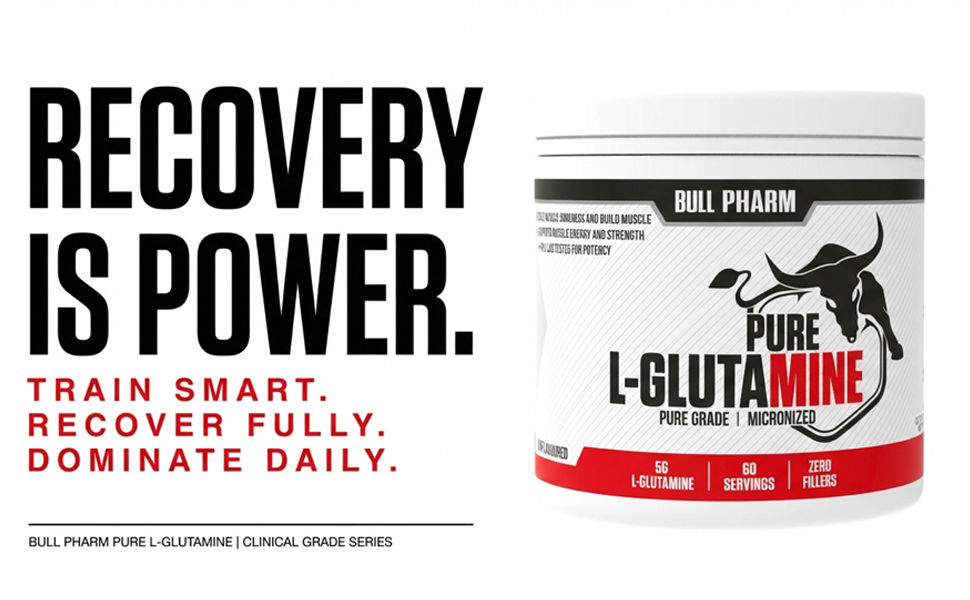 L-Glutamine | Pure Grade | Micronized | Fermented | For Muscle Mass, Energy and Strength | Unflavored | 300 Gr | FSSAI approved