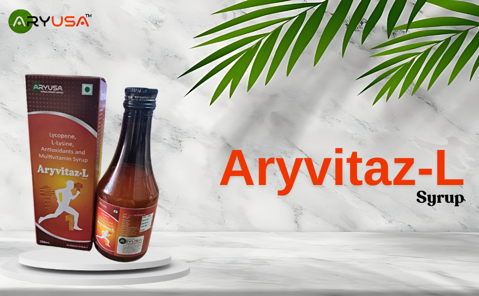 ARYVITAZ-L Syrup 200ml Multivitamin & Lycopene with L-Lysine