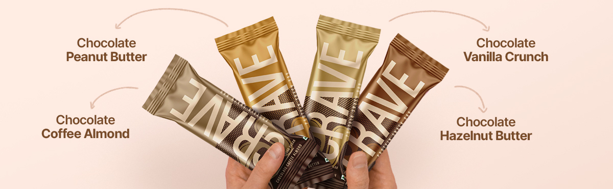 Green Protein Crave Plant Protein Bars (Assorted Pack of 4) | 15g Protein, Zero Added Sugar, High in Fiber | Crunchy Wafer Bar | Decadent Sugar-Free Chocolate, Creamy Nut Butters | Tastes like a Cheat Meal | 100% Vegetarian & Gluten-Free | No Palm Oil | 200g (Pack of 4 contains 1 x Chocolate (Hazelnut,Peanut Butter,Coffee Almond, Orange)