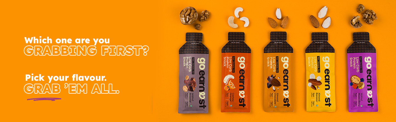 Goearnest Hazelnut Chocolate Low Carb, High Protein Snack | 9g Protein, 5g Net Carbs | No Added Sugar, High Fibre, Gluten Free | 30g