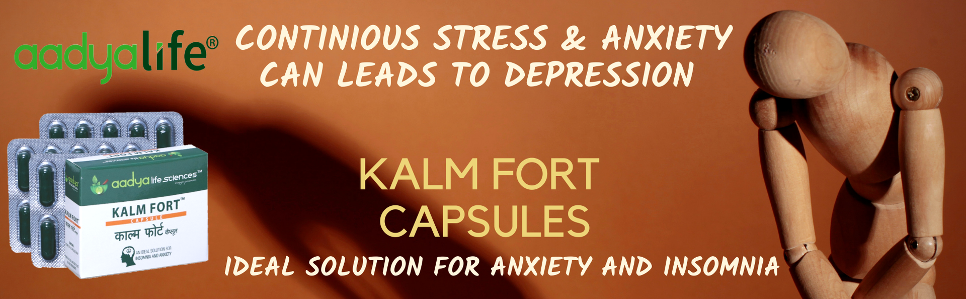 Kalm Fort – 60 Capsules- Pack of 2 (2x3x10)