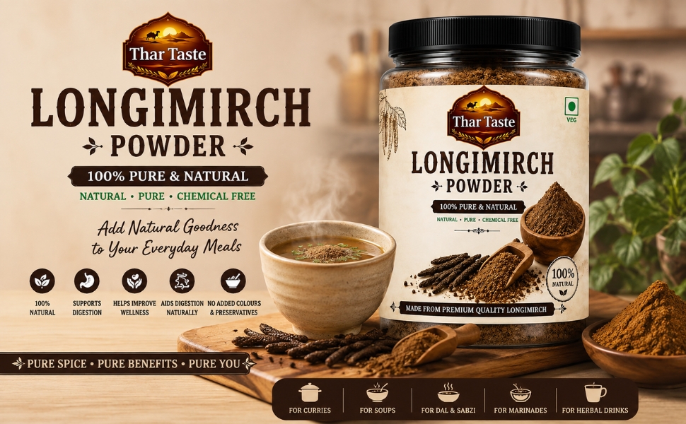 Thar Taste Longimirch Powder | 250G | Fresh & Premium Quality | Ready to Use | Natural Ingredients