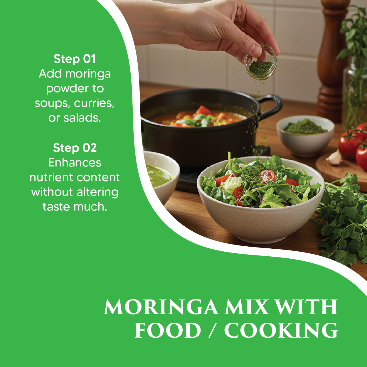 Moringa Powder 150 Gm | Drumstick Leaf Powder | Natural Multi-vitamin | Anti-Oxidant | Good for Hair & Skin | Protein Rich