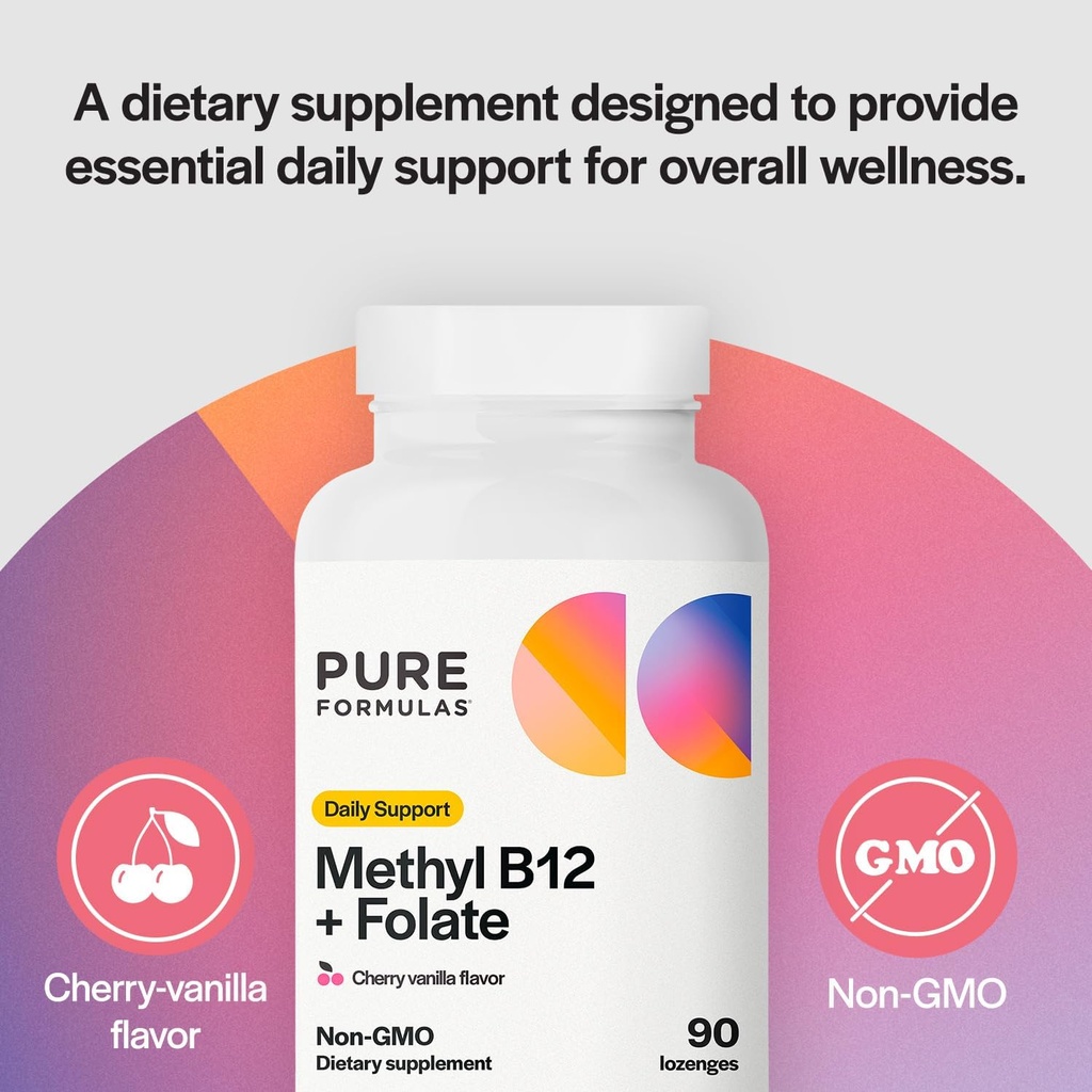 Methyl B12 + Folate Lozenges - Cherry Vanilla