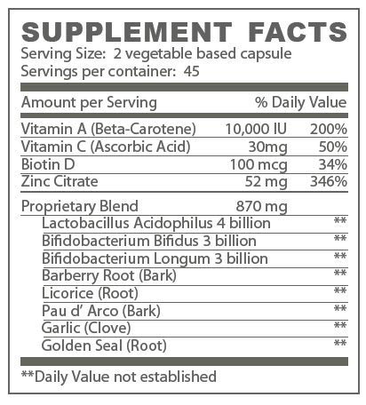 M'lis Probiotic Synergized Acidophilus, 90 Vegetarian Capsules 3